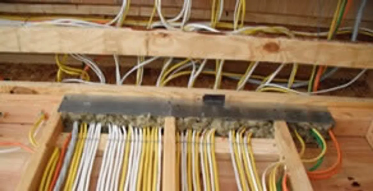 new construction wiring services with organized electrical rough-in performed by licensed electricians in Redding, CA